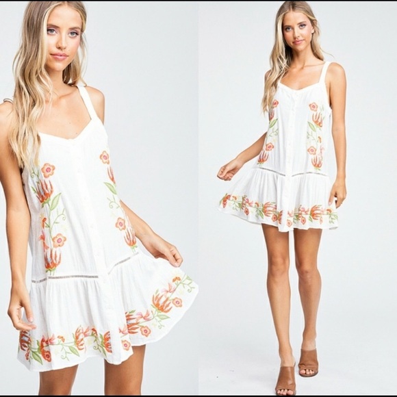 🔥💥CLEARANCE SALE⚡️🌟The EMILY Embroidered Summer Dress - Picture 1 of 5